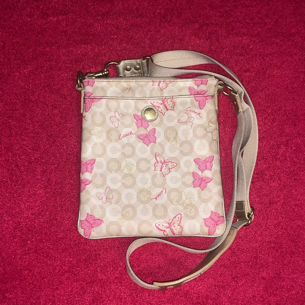 Coach Butterfly Bag w/ Shoulder Strap